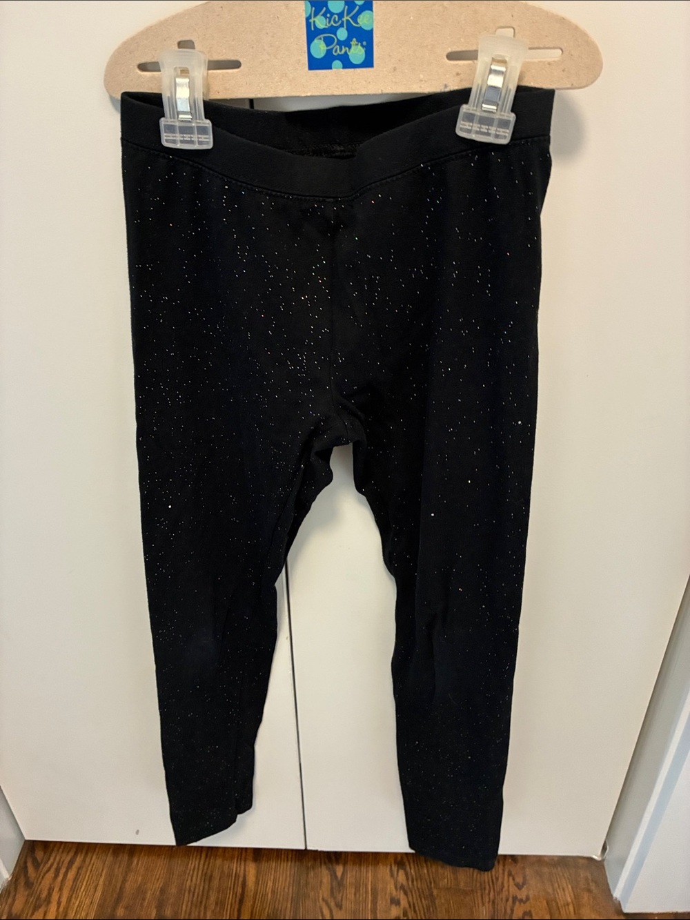 Cat & Jack Kids Black Sparkle Leggings